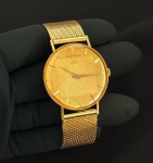 MOVADO - Vintage - Maravilhoso Relógio Masculino da Renomada Marca em Ouro Amarelo 18K Com Caixa Ass