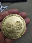 ANTIGA E GRANDE MEDALHA COMEMORATIVA DOS 400 ANOS EMPRESARIAIS DE SÃO PAULO - EM OTIMO ESTADO CONFORME FOTOS - ITEM SERA ENVIADO DA BAHIA