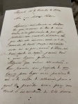 ANTIGO E RARO DOCUMENTO HISTORICO DE 1884 - CARTA AO MIMISTRO DA GUERRA IMPERIAL ANTONIO RIBEIRO - EM OTIMO ESTADO CONFORME FOTOS - ITEM SERA ENVIADO DA BAHIA