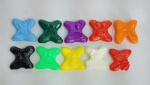 Lote de 10 conservados e colecionáveis Geloucos - Brinde da Sucrilhos Kellogg's - Anos: 90 - Plástico rígido - Números: 1,2,3,5,6,7,8,9,10 e 11. Medida: 4,5 cm x 4 cm x 1,5 cm. Conforme fotos.