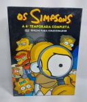 DVD - OS SIMPSONS - 6º Temporada Completa - Edição para Colecionadores - Box com 4 DVDs originais - Medida: 19 cm x 14 cm x 2 cm.  OBS: Dvds aparentemente conservados, porém  não foram testados. Conforme fotos.