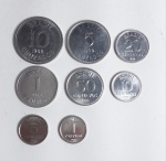Brasil - Lote de 8 moedas do Plano Cruzado - 1, 5, 10, 20 e 50 Centavos e 1, 5 e 10 Cruzados. Ano: 1986, 87 e 88. Conforme fotos.