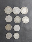 Brasil - Lote de 10 Moedas - 100 Réis, 200 Réis, 300 Réis e 400 Réis  - Getúlio Vargas - Ano: 1938/1940. Conforme fotos.