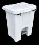 JSN - Cesto de lixo em polipropileno com pedal - 15L - 41x32x29 cm - Sem uso.