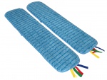BRALIMPIA - Par de refil em poliéster e poliamida para Mop Scrubber - 49x12cm-Sem uso.