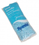 TOMKI - Refil em viscose, poliéster e algodão para Mop úmido ponta dobrada -  33x15 cm - Sem uso-Lacrado.