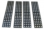 Conjunto com 4 estrados de borracha, anti derrapante e isolante-21x90 cada.