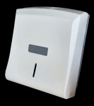 Dispenser em polipropileno para papel toalha interfolhado - 30x25x13cm-sem uso.