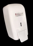 Dispenser de sabonete liquido refil em poliestireno de alto impacto - 24x13x14cm-sem uso.