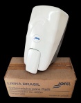 JOFEL - Dispenser em polipropileno para sabonete refil - 28x14x12 cm - na embalagem original - sem uso - embalagem com desgastes do tempo.