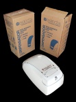 EXACCTA - Par de dispensers em polipropileno para sabonete refil - 26x15x10 cm - na embalagem original - Sem uso - embalagem com desgastes do tempo.