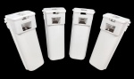 JVD - Conjunto com 4 suportes em plástico rígido Liberty Spray para aromatizador - 18x07x06 cm -  na embalagem original-Sem uso.
