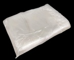 Fardo de saquinho plástico transparente para documentos com Aprox 150 unid - 2,5kg - 26x20cm-Sem uso.