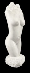 CARLOS DE ALMEIDA - PEQUENA E PESADA escultura em mármore maciço e polido ano 2007 - 48x35x35 cm - assinada na base  - SOMENTE RETIRADA. (C.A.)