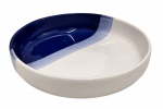 Tigela em porcelana - 05x22 cm - com craquelados no esmalte. (M.C.)