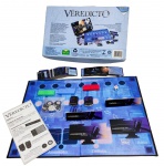 TOYSTER - Jogo Veredicto - 04x35x24 cm a embalagem - incompleto - faltando 2 fichas redondas, 2 peões e tampa - embalagem com desgastes do manuseio.