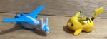 POKÉMON - Lote composto por 2 brinquedos pokemon tepig McDonald's - 4x12cm o maior e6x9cm o menor.