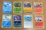 Cards Pokémon - lote composto por 8 cards Pokémon conforme foto.