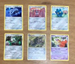 Cards Pokémon - lote composto por 6 cards Pokémon conforme foto.