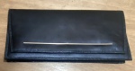 Antiga bolsa de mão em couro - 30x14cm