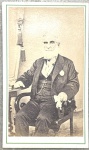 Fotografia no formato Carte de Visite, com imagem do Barão do Capivari, século XIX.