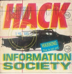Lp Information Society - Hack / Capa E Disco Com desgastes
