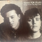Lp Tears For Fears - Songs From The Big Chair / Capa c. Desgastes / disco com marcas