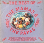 Lp the Mamas & The Papas - The Best Of / capa e disco com desgastes
