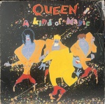 Lp Queen - A Kind Of Magic / capa com desgastes / disco com marcas e estalos