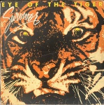 Lp Survivor - Eye Of Tiger / capa com desgastes / disco com marcas e estalos