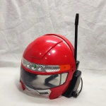Visor do Power Ranger vermelho eletrico, não testado
