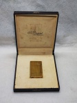 Antigo Isqueiro Dupont Dourado no estojo original, sem carga