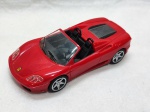 Miniatura de carrinho Ferrari 360 Spider da coleção dos postos Shell V-Power, escala 1:38
