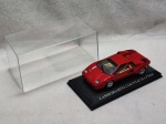 Miniatura de carrinho Lamborghini Countach LP500S na base com acrílico, med. aproximadamente 9cm