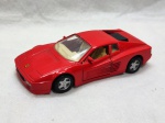 Miniatura de carrinho Ferrari 512 TR da Maisto Shell, escala 1:39
