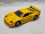 Miniatura de carrinho Ferrari F40 da Maisto Shell, escala 1:39