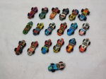 Antiga coleção de miniaturas de carrinhos esportivos de metal