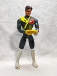Boneco de Ação do personagem Max Steel com arma