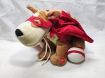 Cão Spock de pelúcia Super Dog, med. 21cm