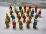 23 miniaturas de garrafinhas da coca cola colecionaveis