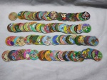 Lote de tazos coleionaveis da Elma Chips do Mega Toon, Magic tazos, TinyToon