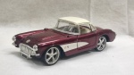 Miniatura de carrinho SunnySide Chevrolet Corvette com capota, med. aproximadamente 15cm
