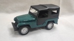 Miniatura de carrinho Jeep Willys, med. aproximadamente 11,5cm
