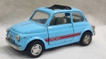 Miniatura de carrinho Kinsmart Fiat 500, escala 1/24