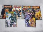 Seis gibis da Editora Abril da década de 90 do Fator X Marvel Comics, edições 8, 9, 11, 12, 13, 14 em excelente estado de conservação