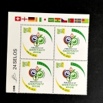 Quadra de selos MINT em perfeito estado