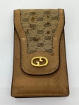 Antigo Estojo para Cirrago da Gucci - Monograma, sem verificação de autenticidade, com marcas do tempo, no estado das fotos