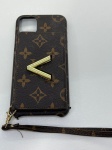 Capinha para celular, marca Louis Vuitton, sem verificação de autenticidade, no estado das fotos