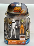Star Wars Rebels Hera Syndulla E Stormtrooper Hasbro, na caixa original, no estado das fotos