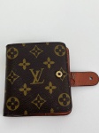 Carteira Louis Vuitton Monograma, sem verificação de autenticidade, no estado das fotos